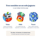 Los tres sentidos que trabaja: vista, oído y tacto