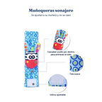 Muñequera sonajero con velcro ajustable y tela suave