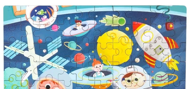 Rompecabezas 60 piezas — Exploradores del Espacio