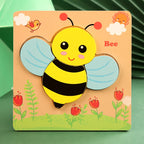 Rompecabezas 3D de Madera — Abeja