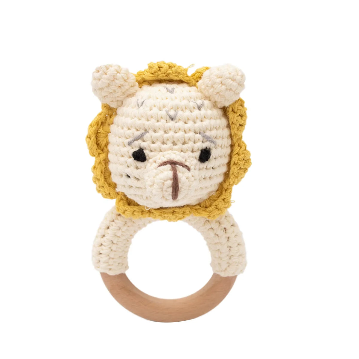 Sonajero de crochet — León