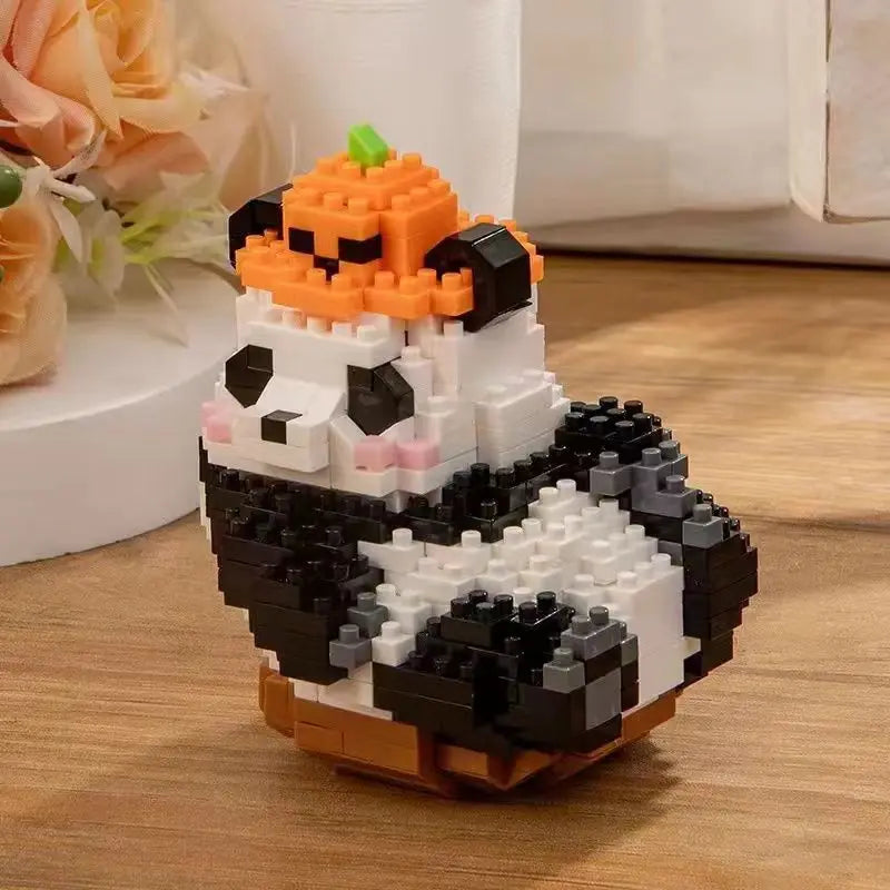 Mini Bloques de Panda para Armar — Modelo 4