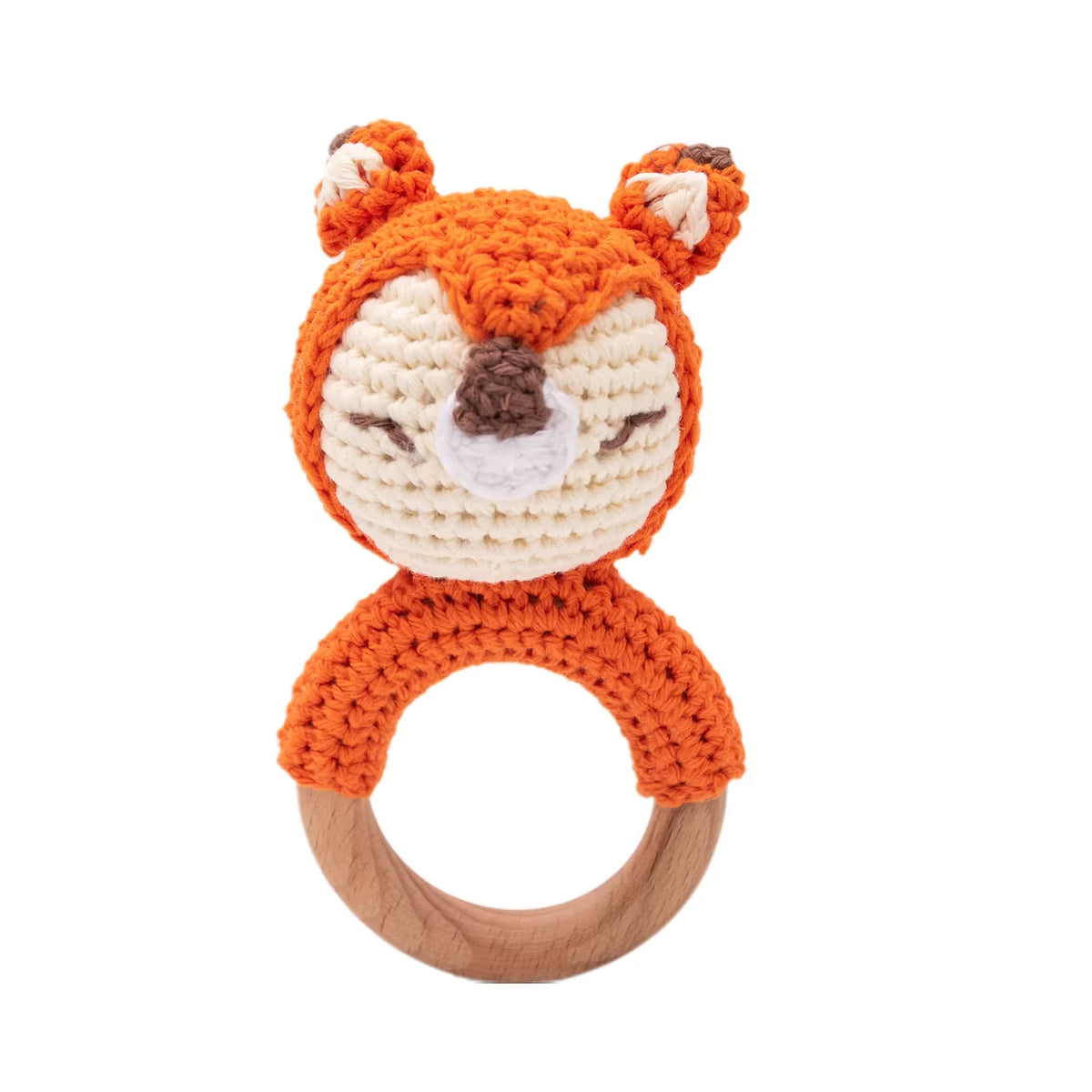 Sonajero de crochet — Zorrito
