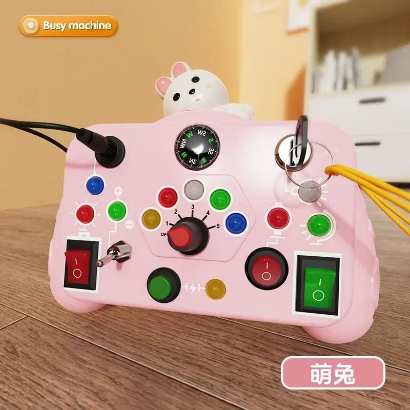Tablero de interruptores — Conejito Rosa
