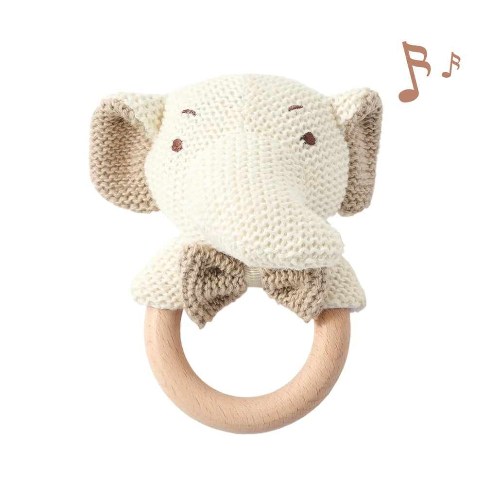 Sonajero de Osito de Crochet — Elefante Blanco
