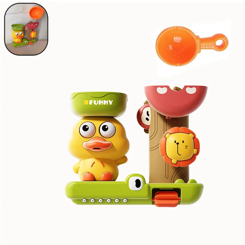 Cascada de Baño con Patito — pato