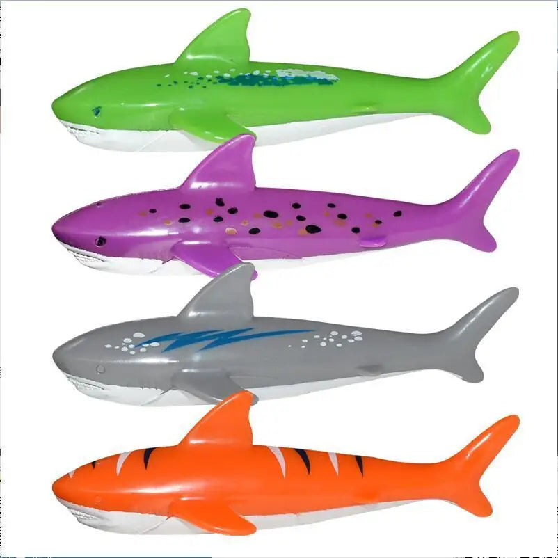 Juguetes para Bucear en la Alberca — 4 tiburones